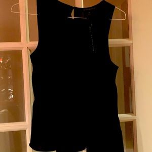 Banana Republic Black Ruffle shirt